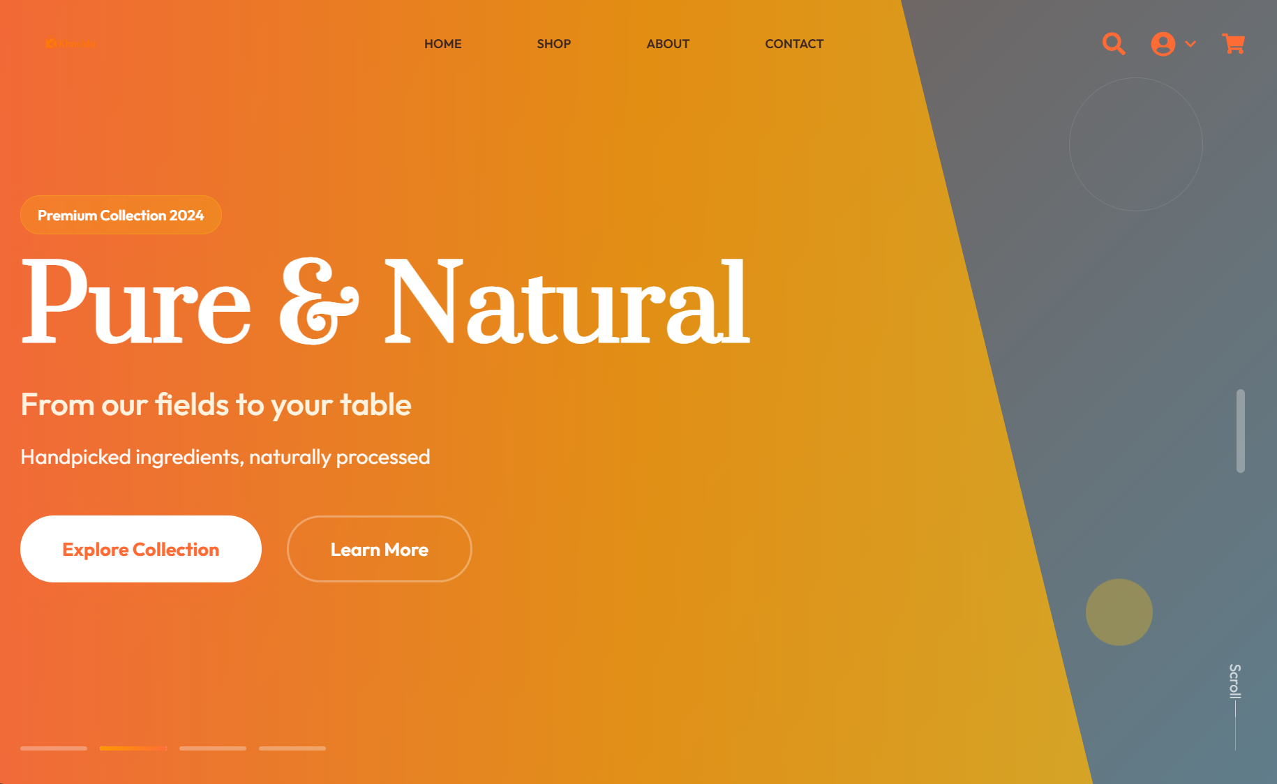 E-commerce Admin Dashboard screenshot 1