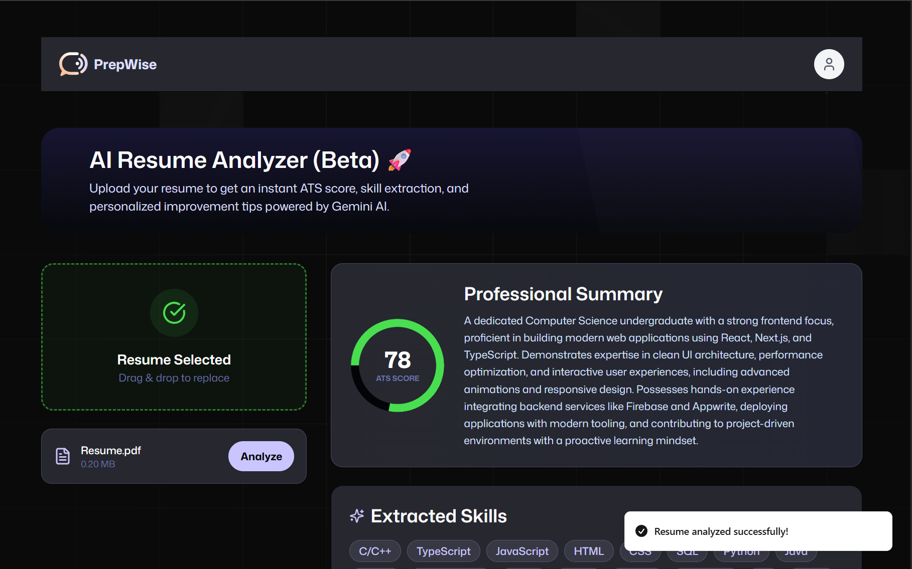 AI Mock Interview Platform screenshot 5