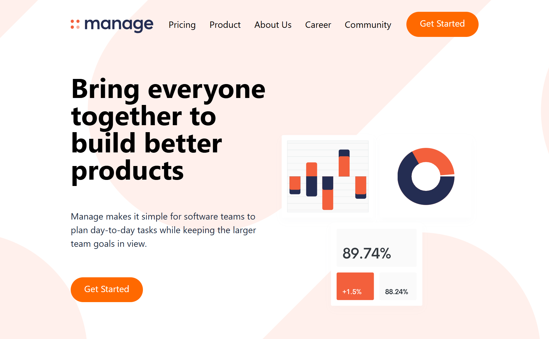 Tailwind Landing Page screenshot 1